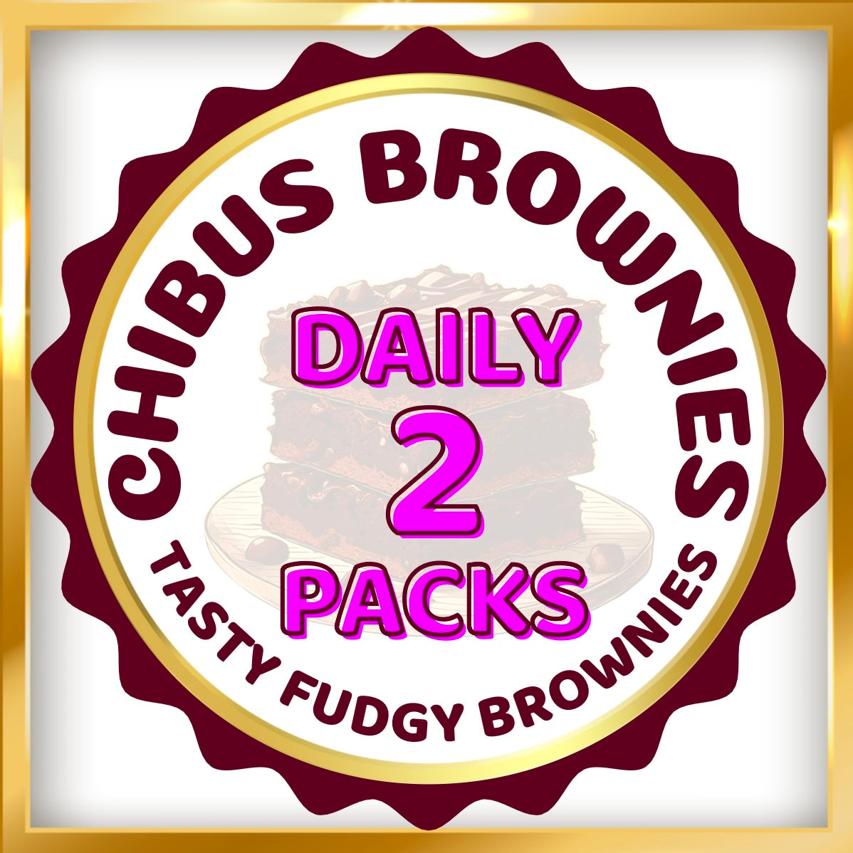 Daily 2 Packs Brownies