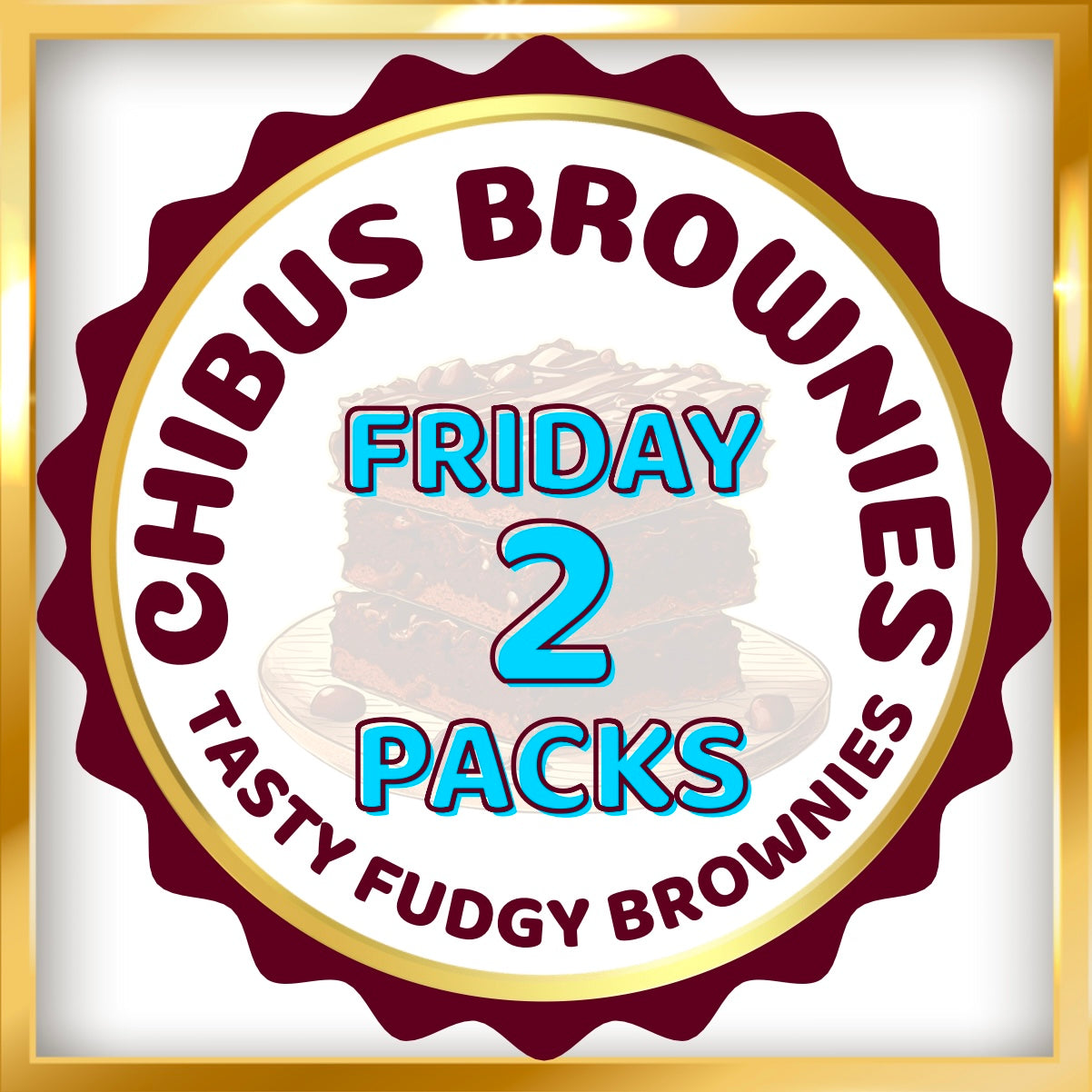 Friday 2 Pack Brownies